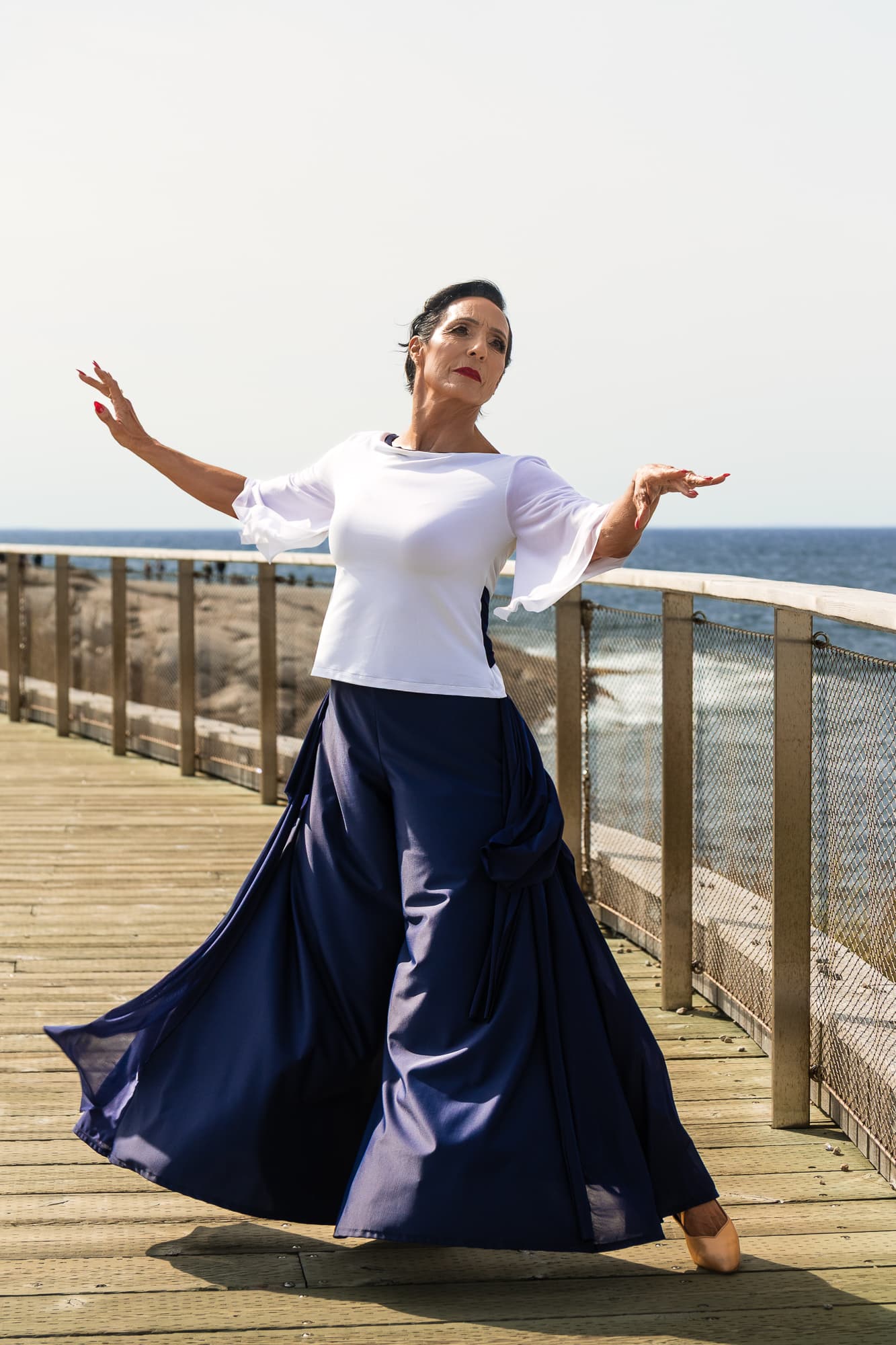 Goddess Dance Pants | Extra Wide Leg Dance Trousers with Semi Sheer Inserts and Decorative Sashes 