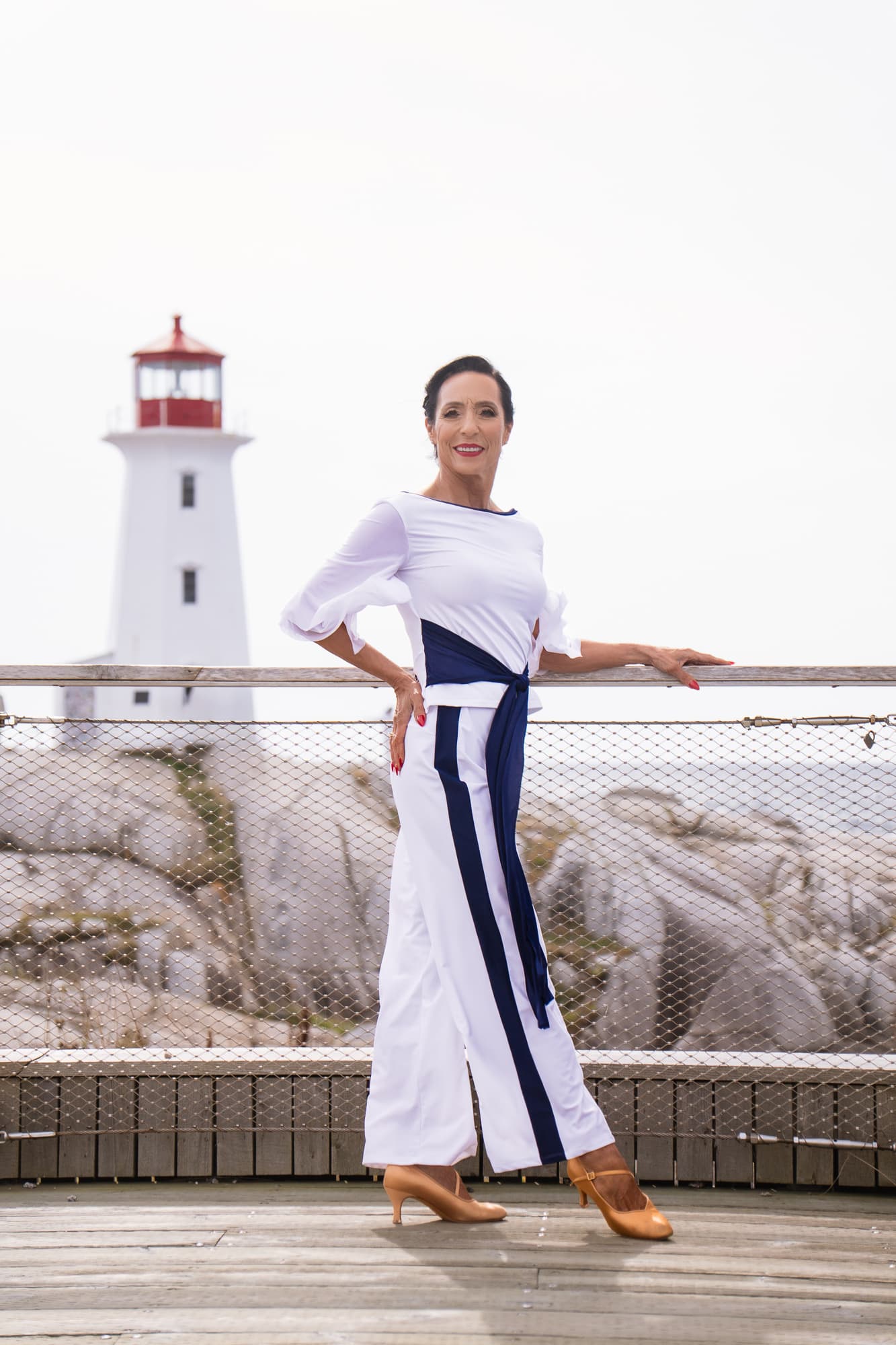 Fallaway Dance Top | Top with Flowy Sleeves and Decorative Sash