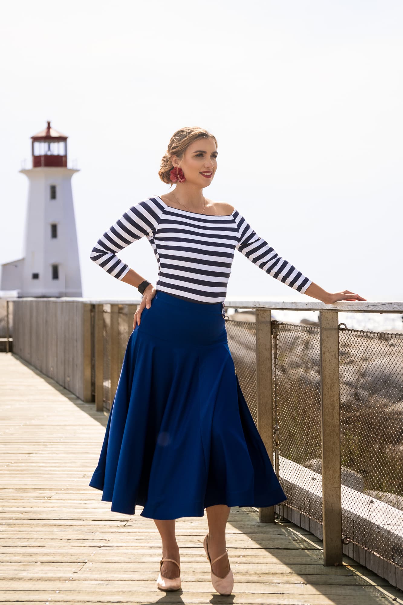 La Mer Leotard | Open Shoulder Bodysuit