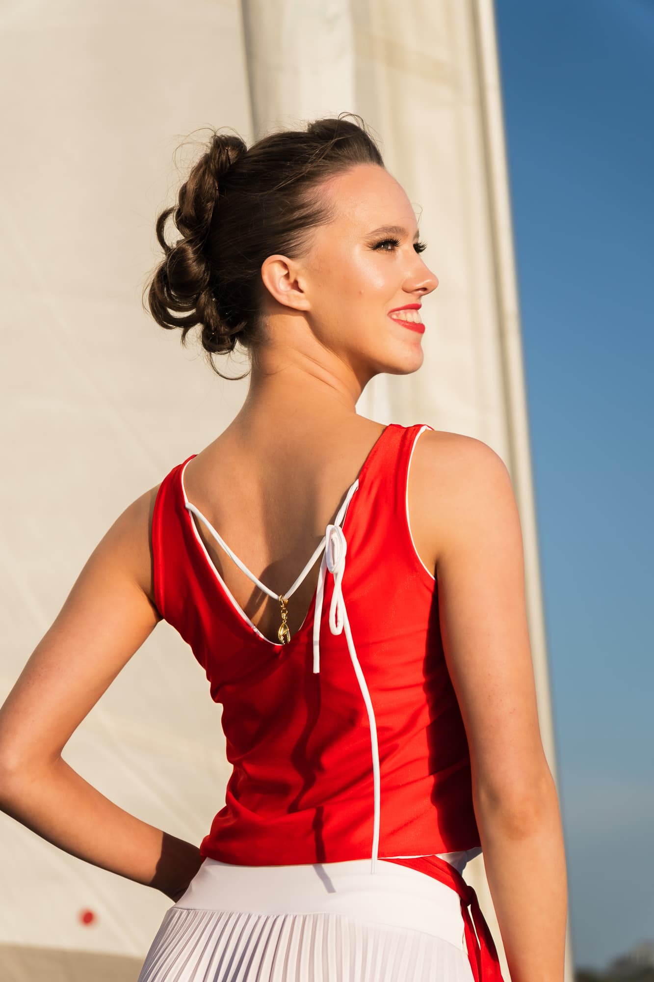 Two-way Dance Top | Sleeveless Reversible Top 