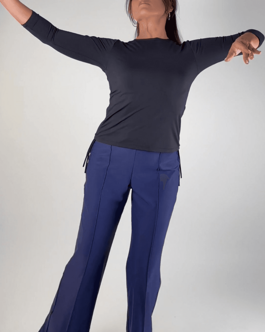 Customizable Basic Top | Dance Top with Side Adjustable Drawstring