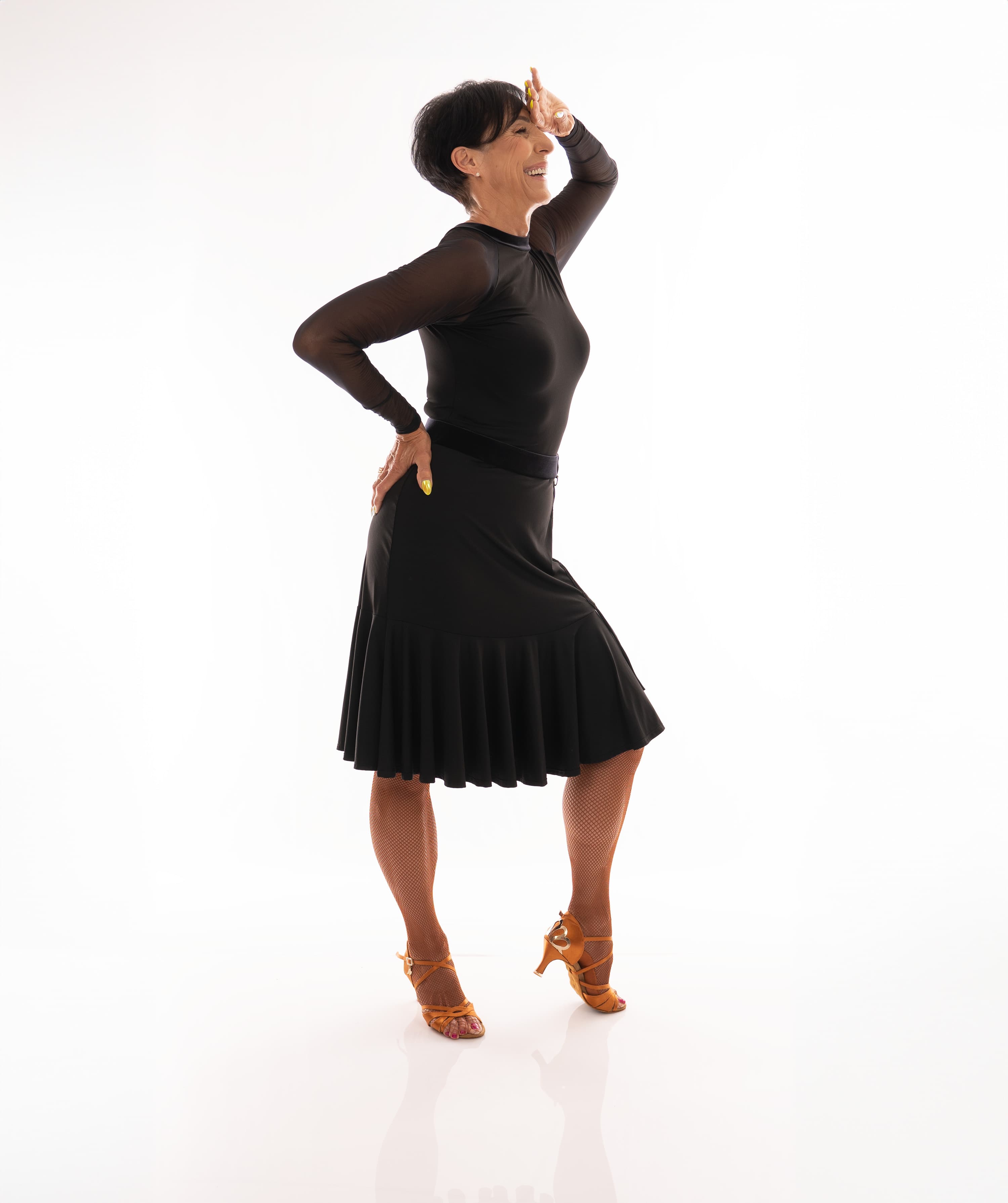 Cuban Heat Latin Skirt | Adjustable Ruffle Skirt