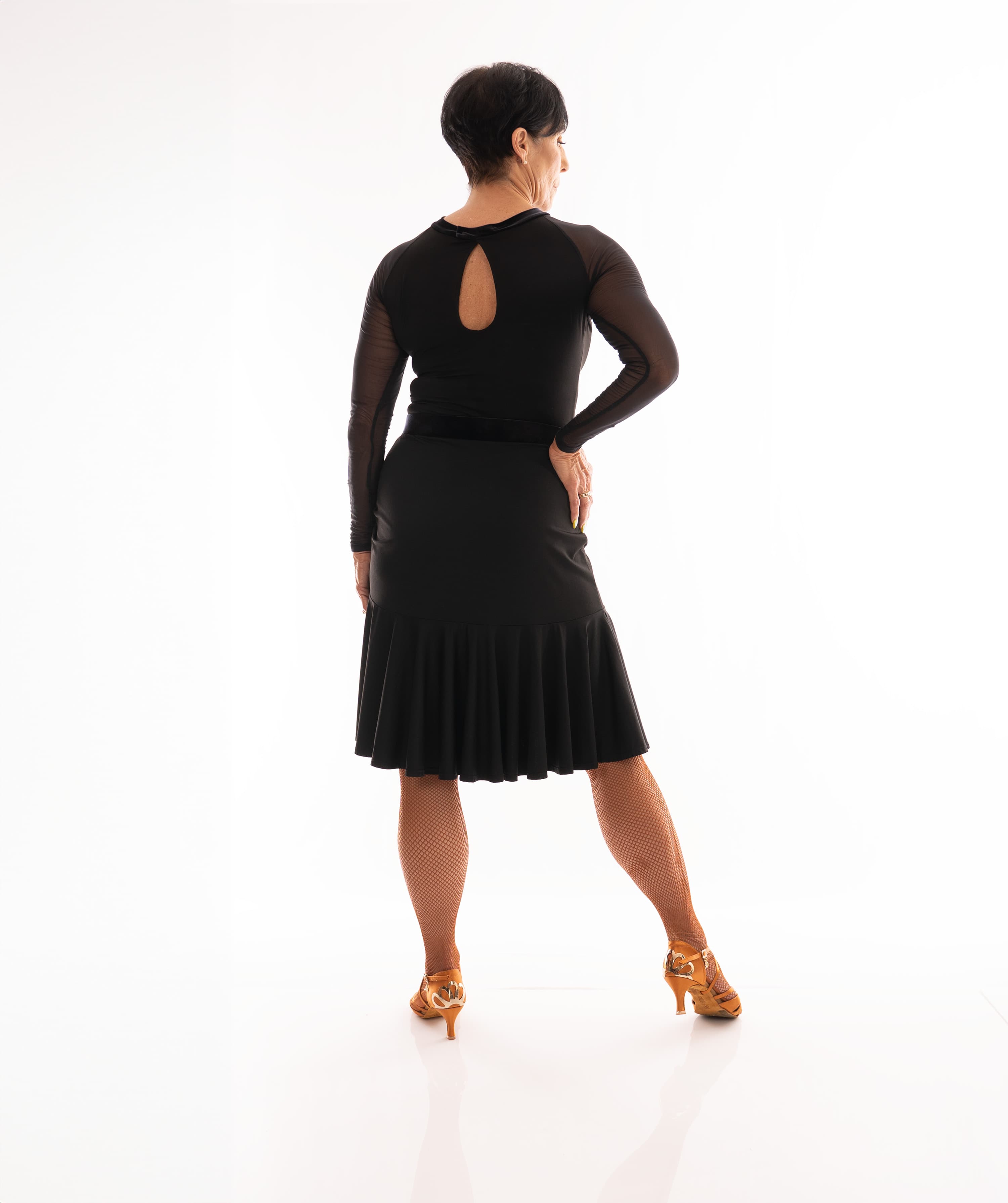 Cuban Heat Latin Skirt | Adjustable Ruffle Skirt