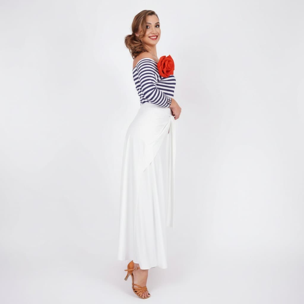 Goddess Dance Pants | Extra Wide Leg Dance Trousers with Semi Sheer Inserts and Decorative Sashes