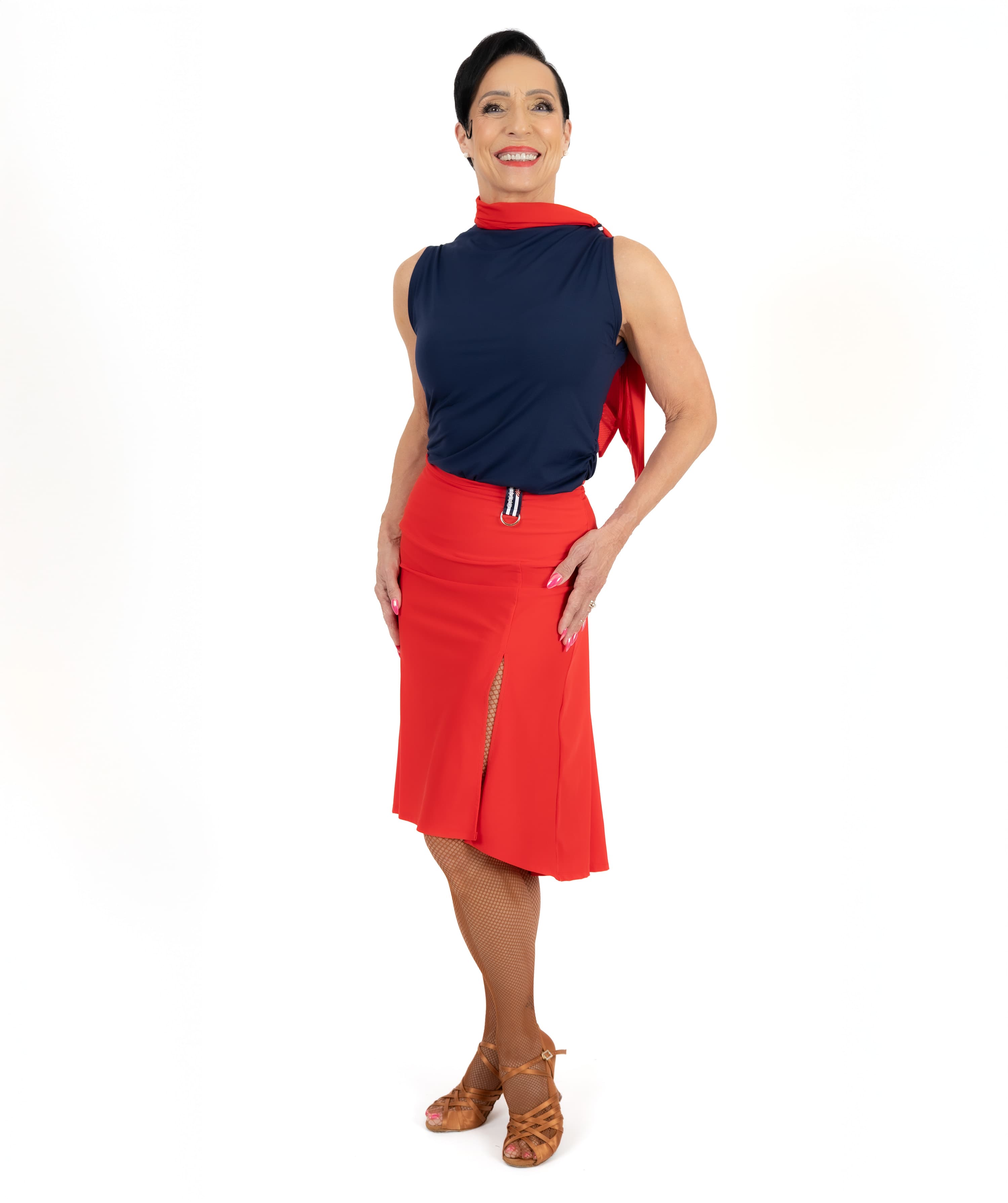 Anchor Dance Top | Sleeveless Top with Detachable Styling Sash