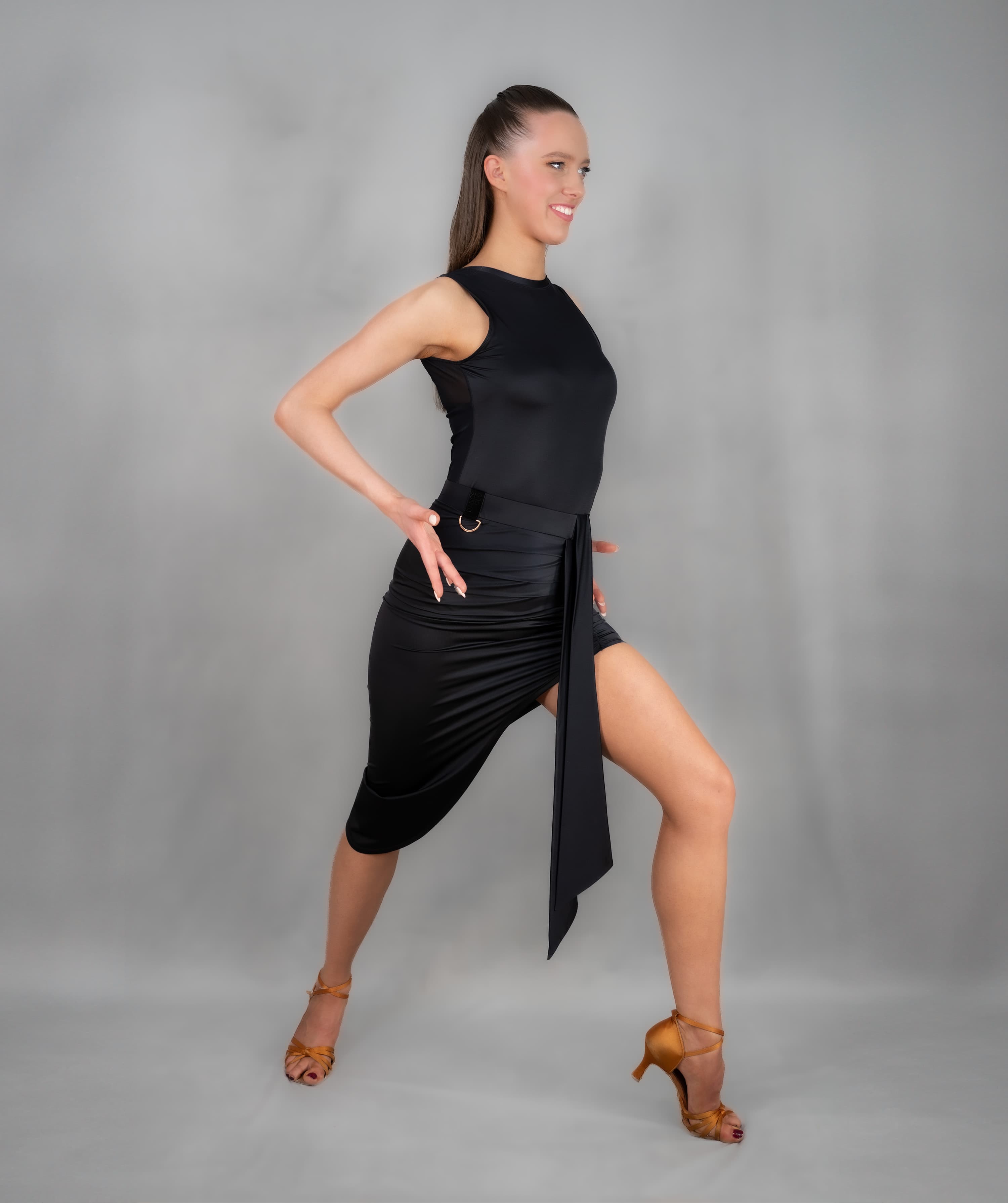 Ecart | Asymmetrical Skirt with Sash