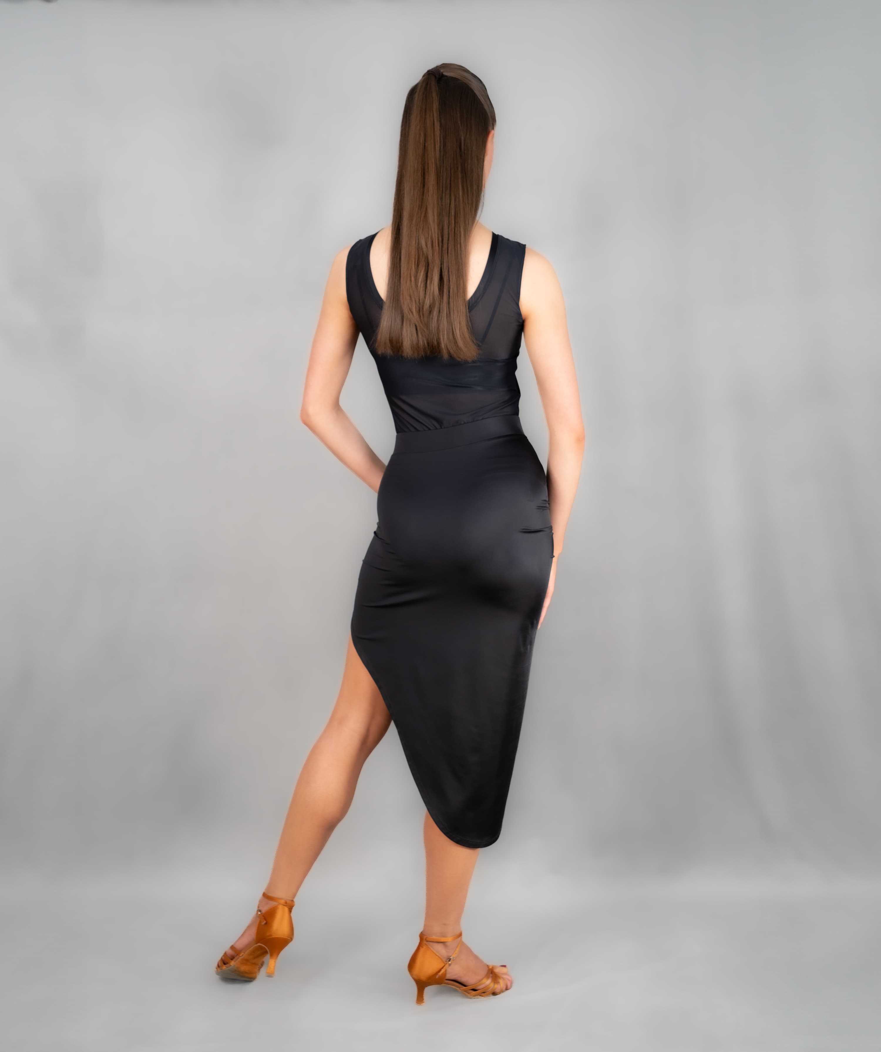 Ecart | Asymmetrical Skirt with Sash