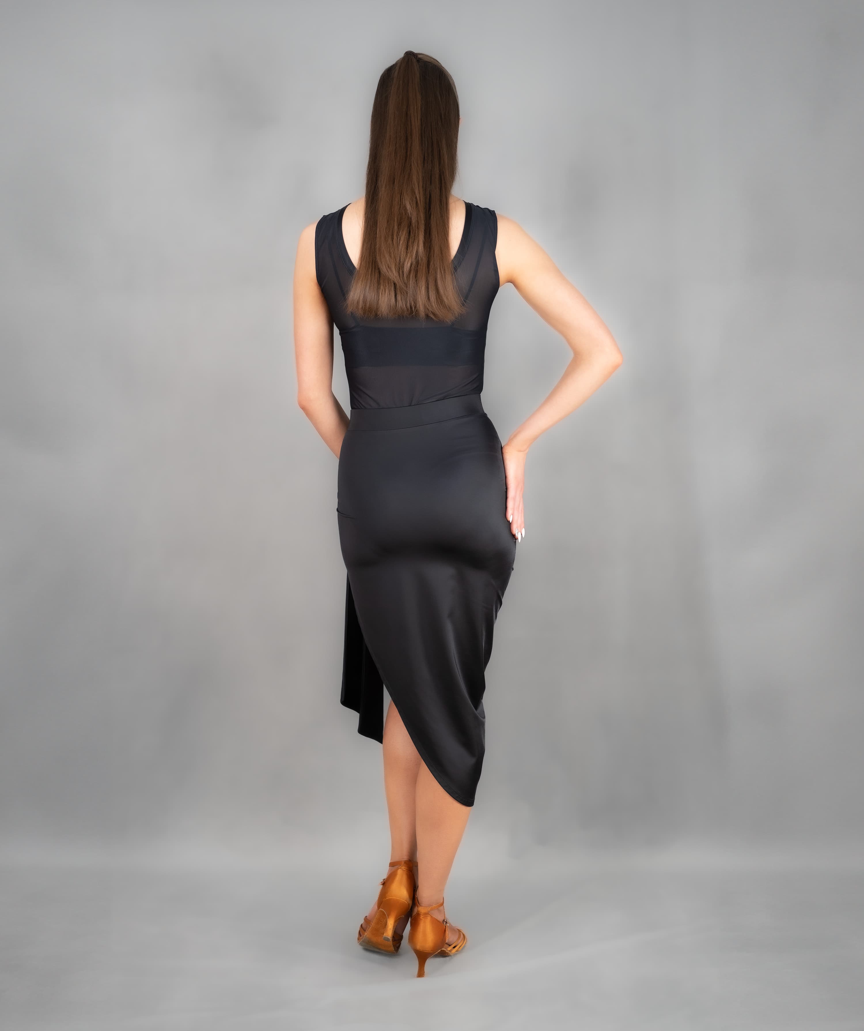 Ecart | Asymmetrical Skirt with Sash