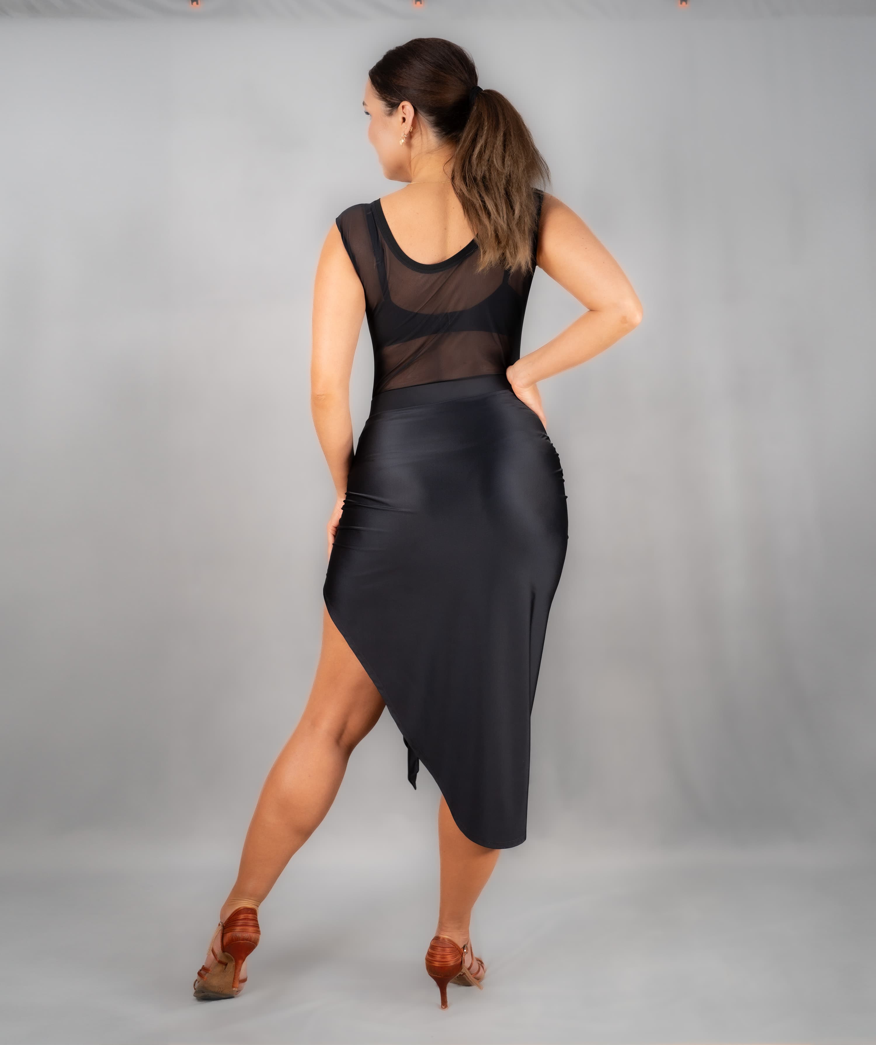 Ecart | Asymmetrical Skirt with Sash