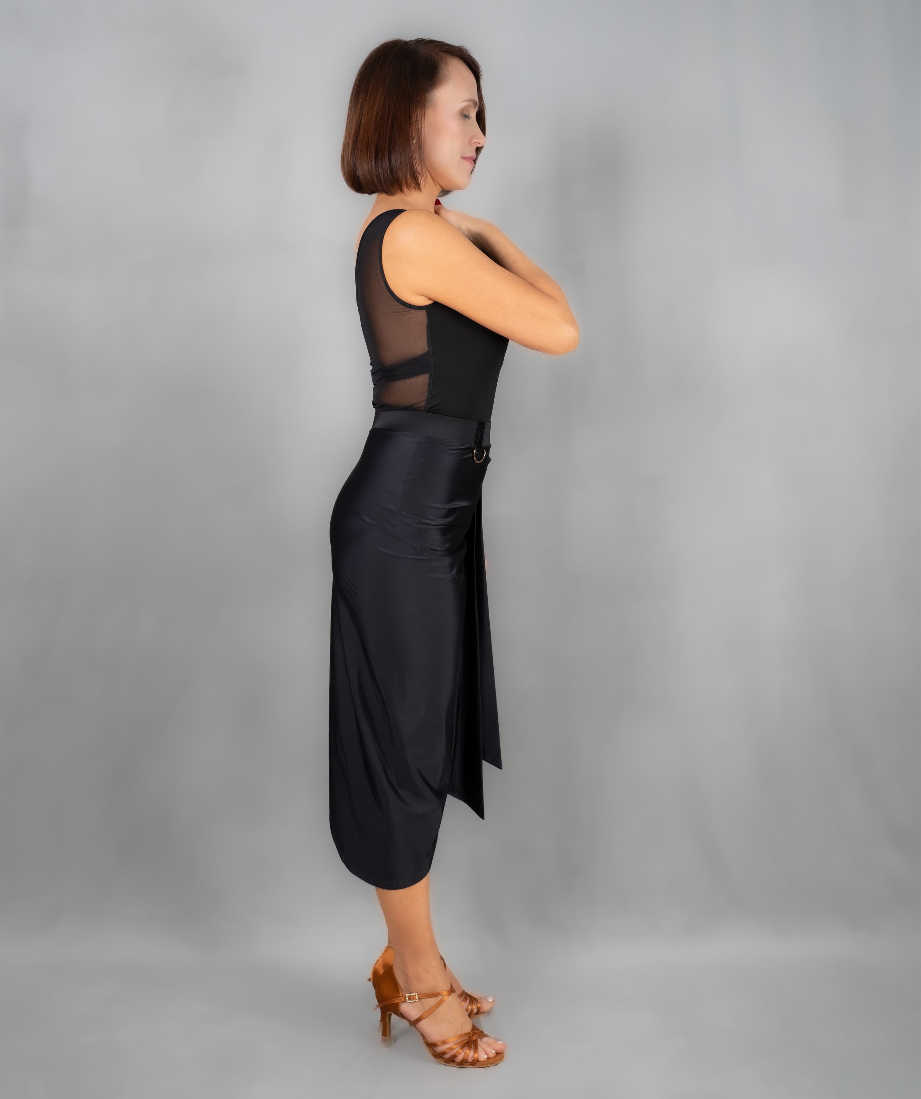 Ecart | Asymmetrical Skirt with Sash