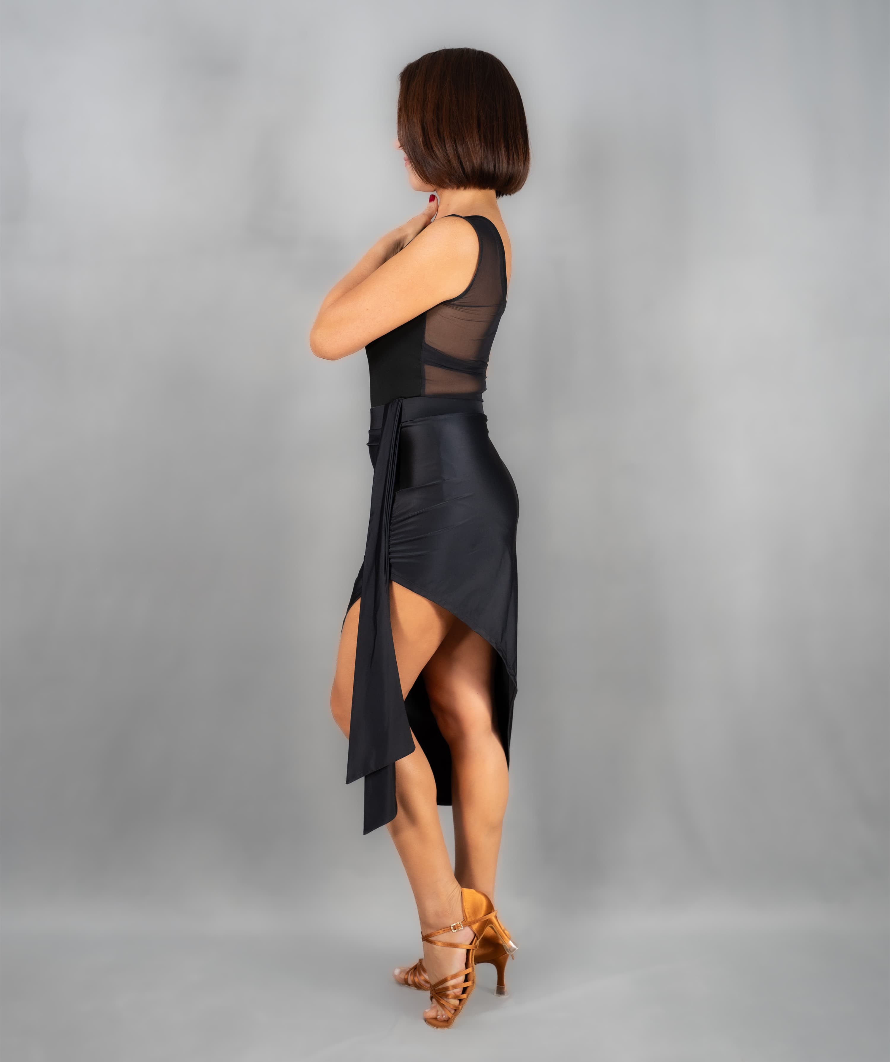 Ecart | Asymmetrical Skirt with Sash