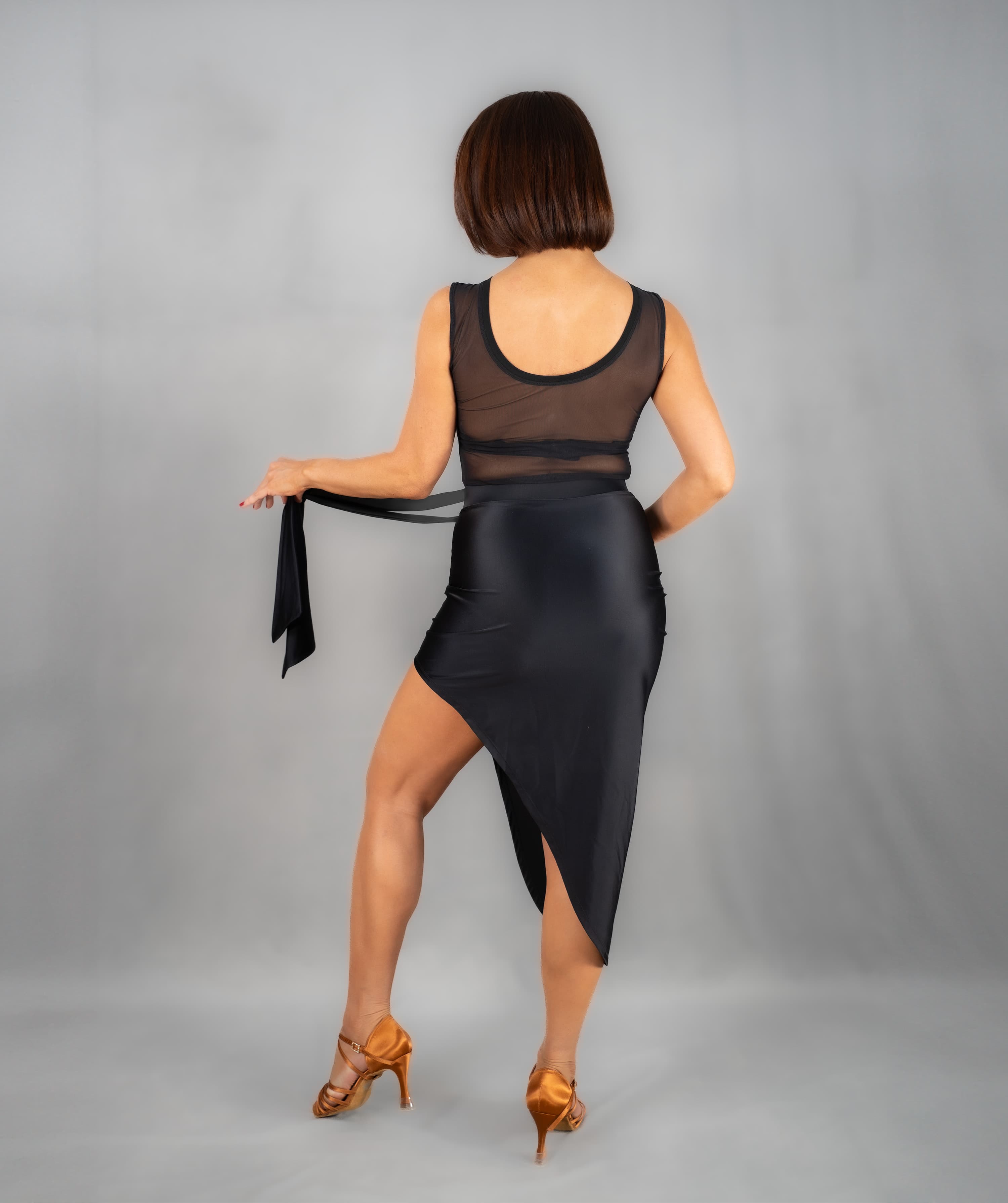 Ecart | Asymmetrical Skirt with Sash