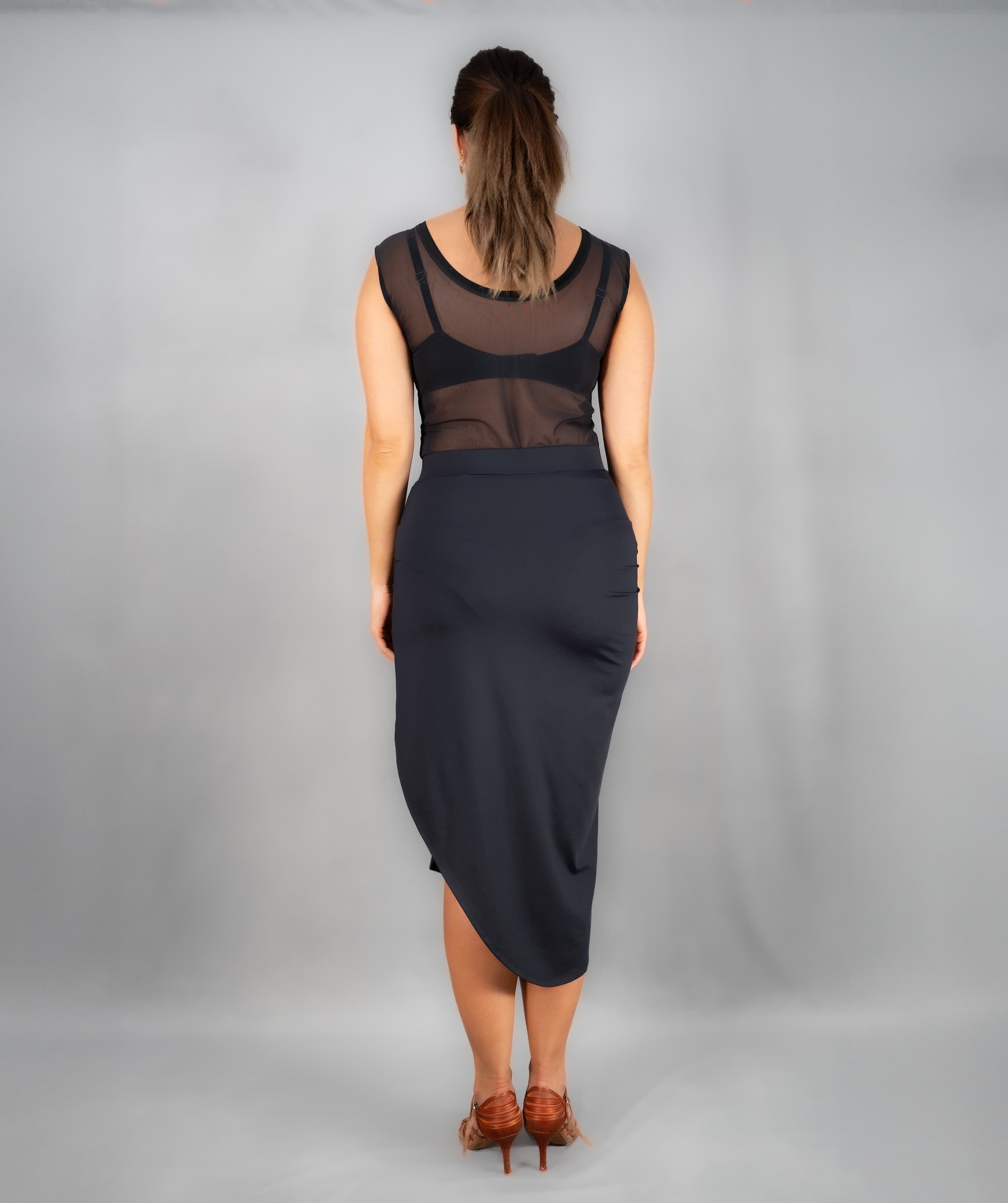 Ecart | Asymmetrical Skirt with Sash