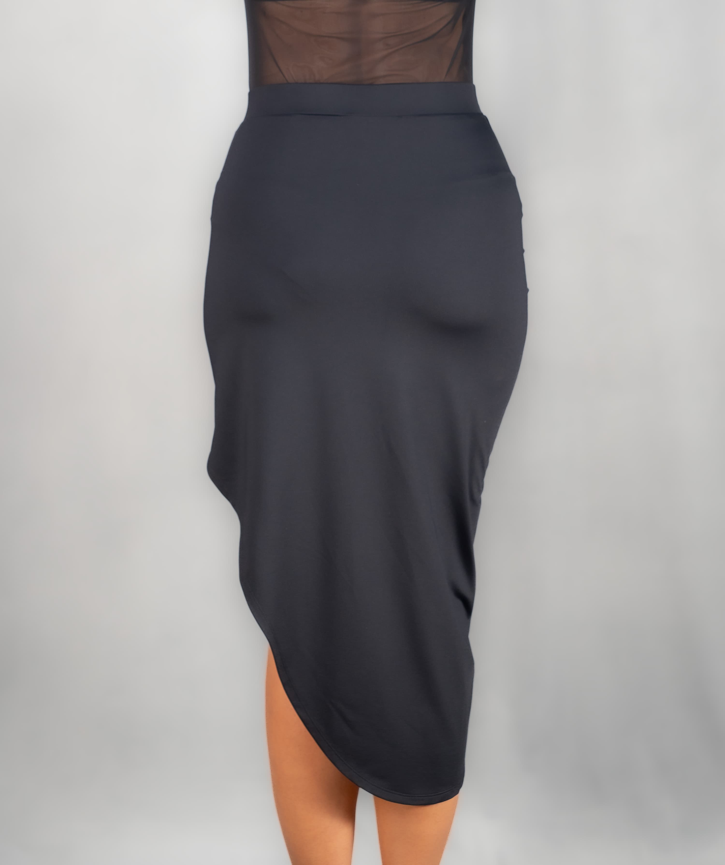 Ecart | Asymmetrical Skirt with Sash