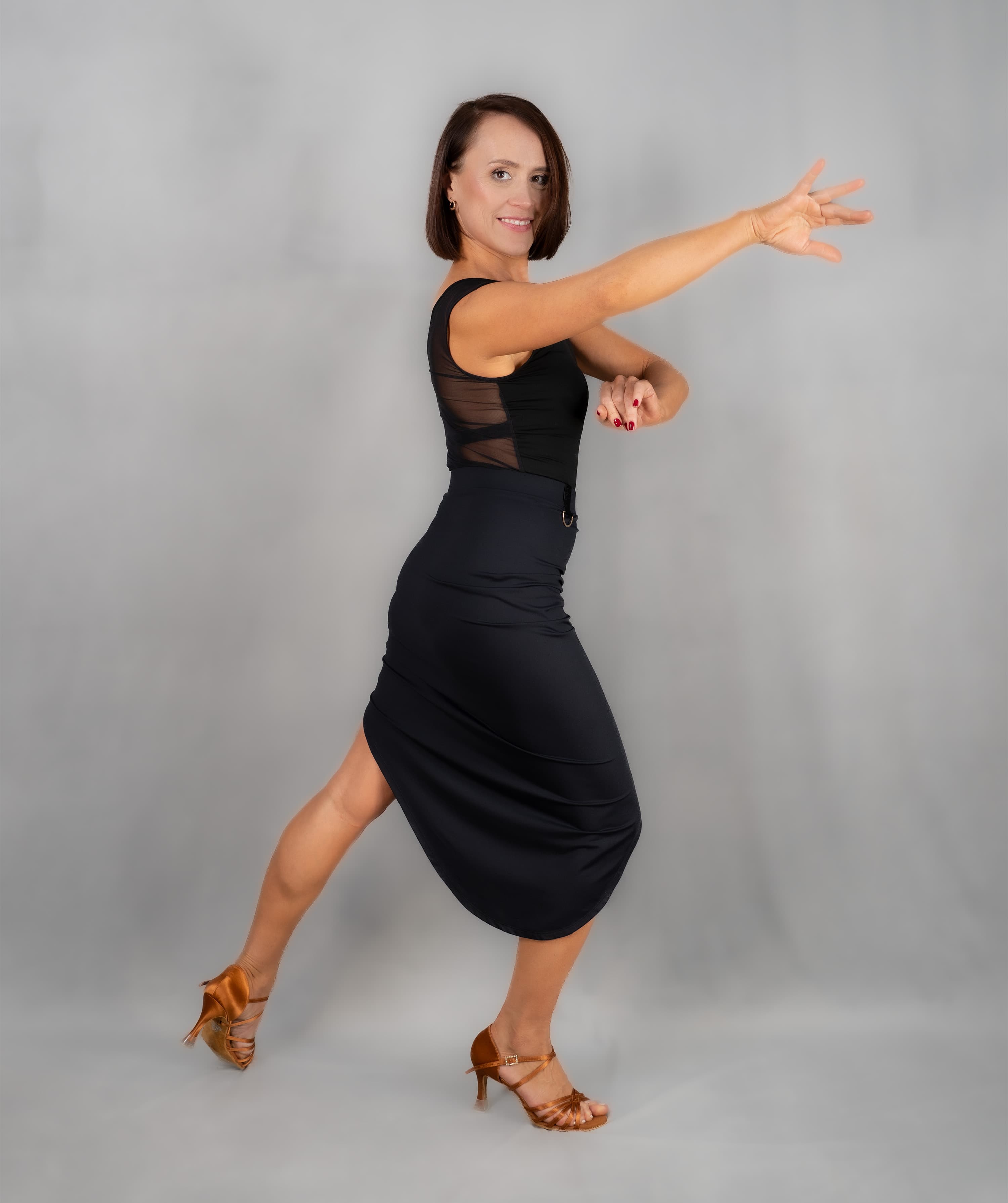 Ecart | Asymmetrical Skirt with Sash