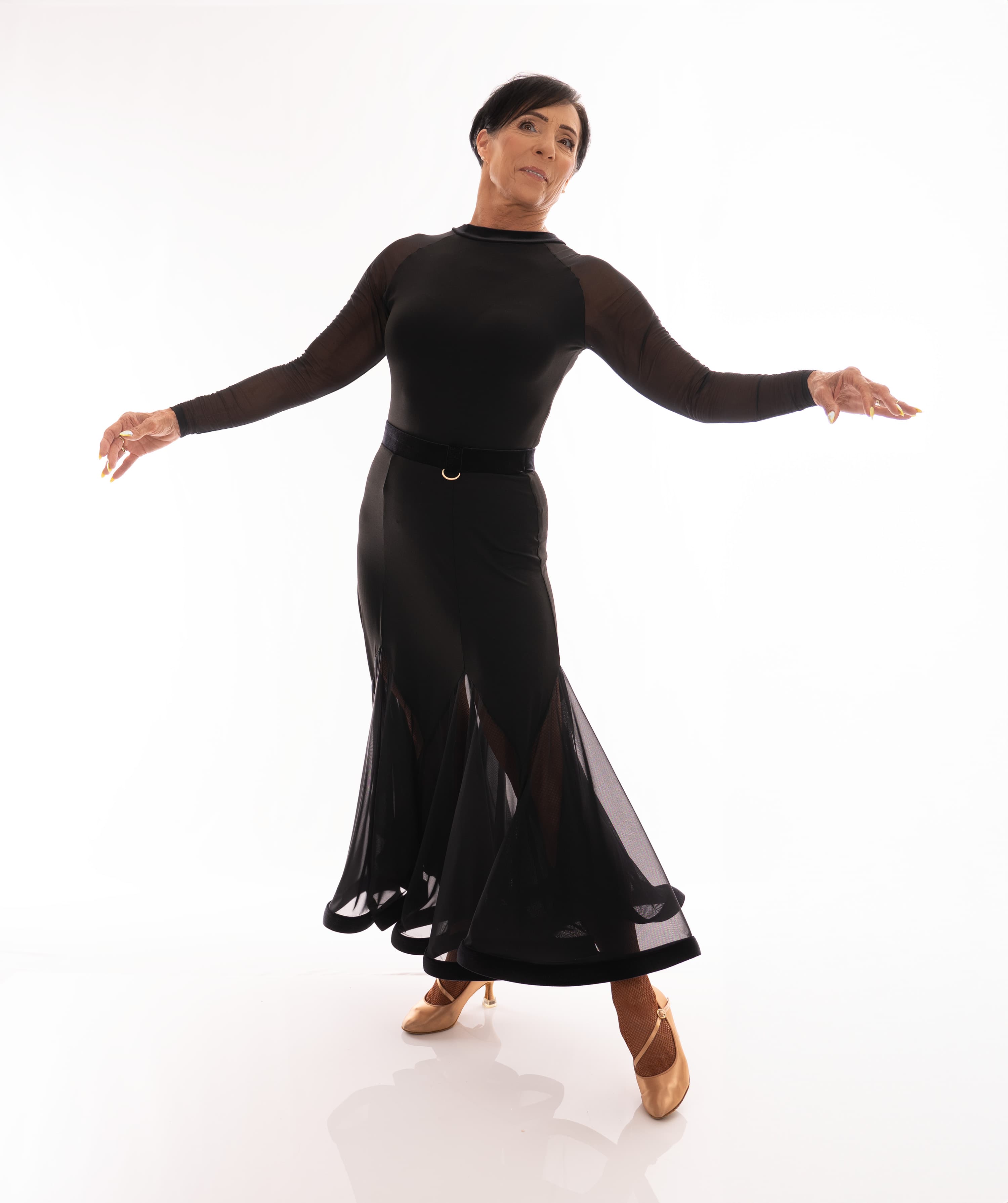 Ballroom Skirt w inserts