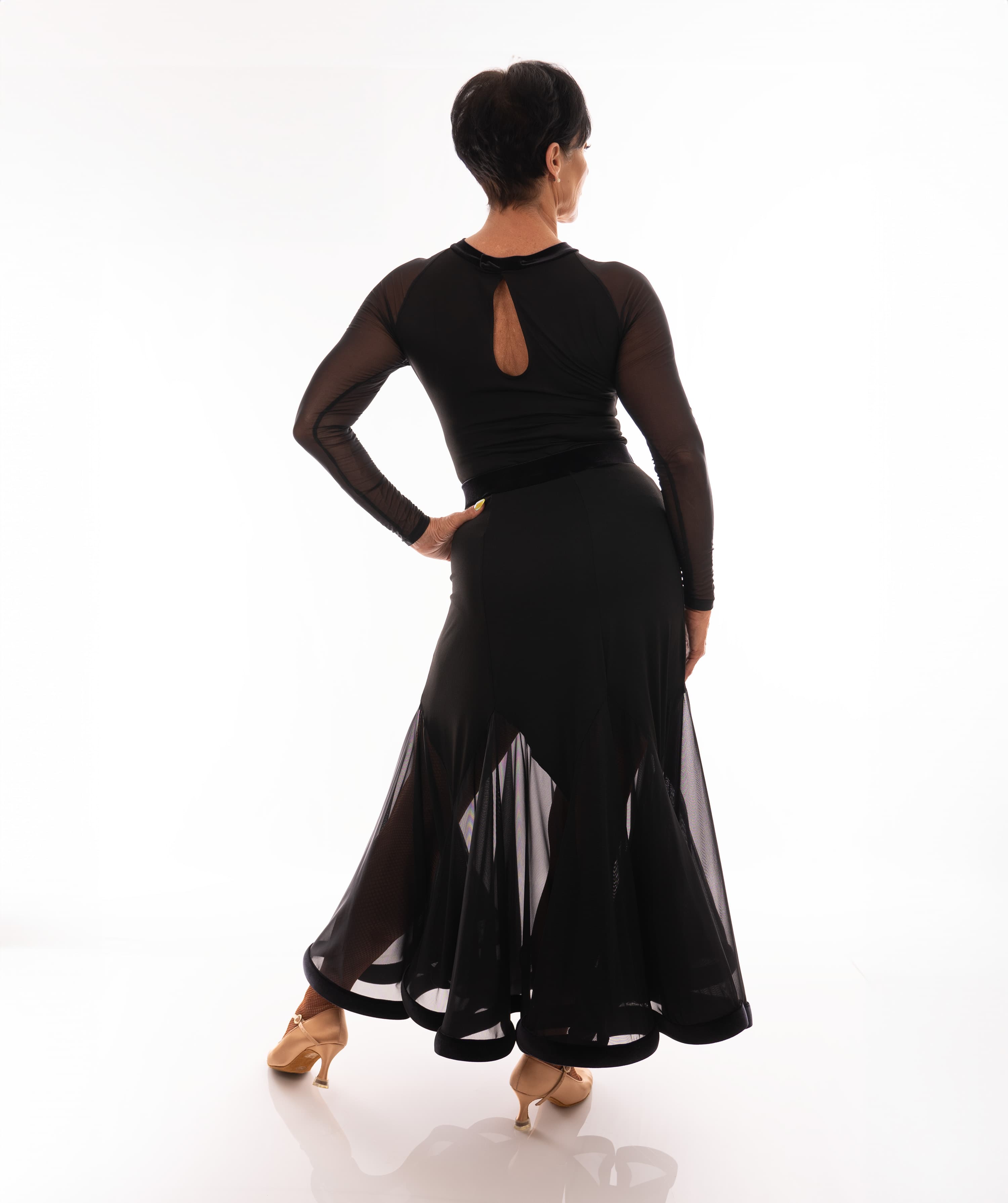 Ballroom Skirt w inserts