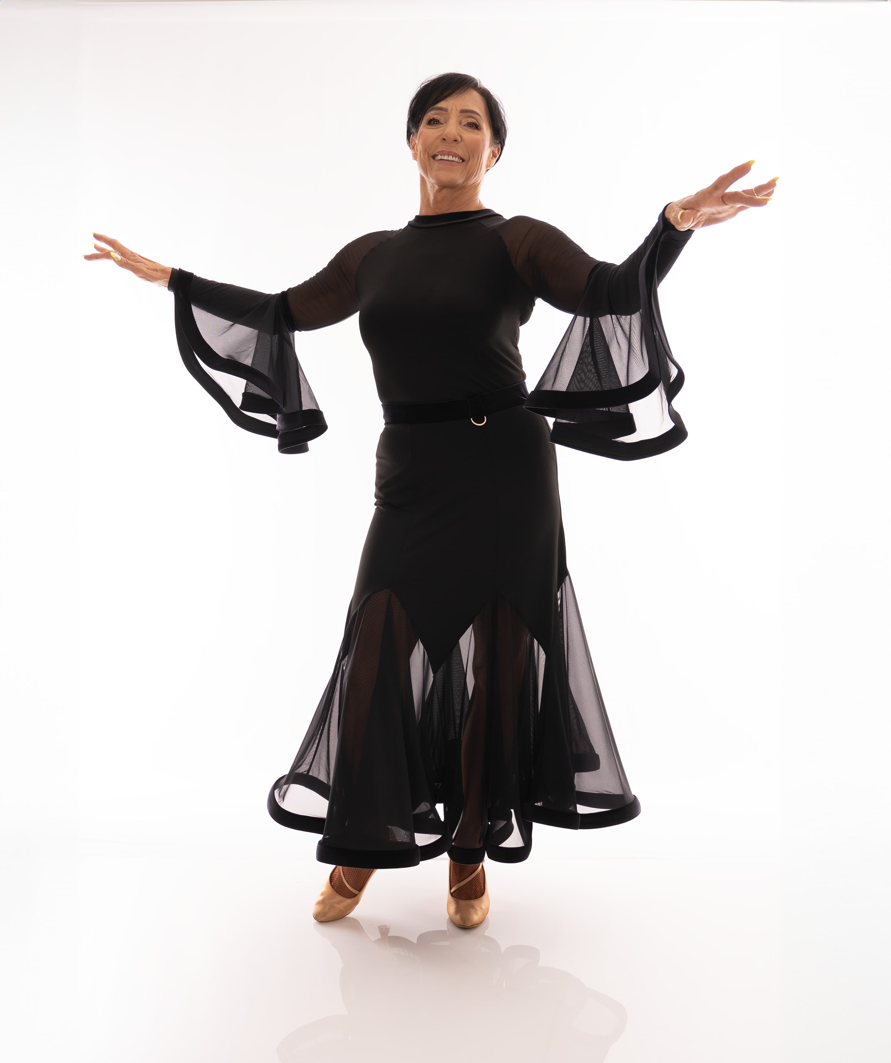 Ballroom Skirt w inserts