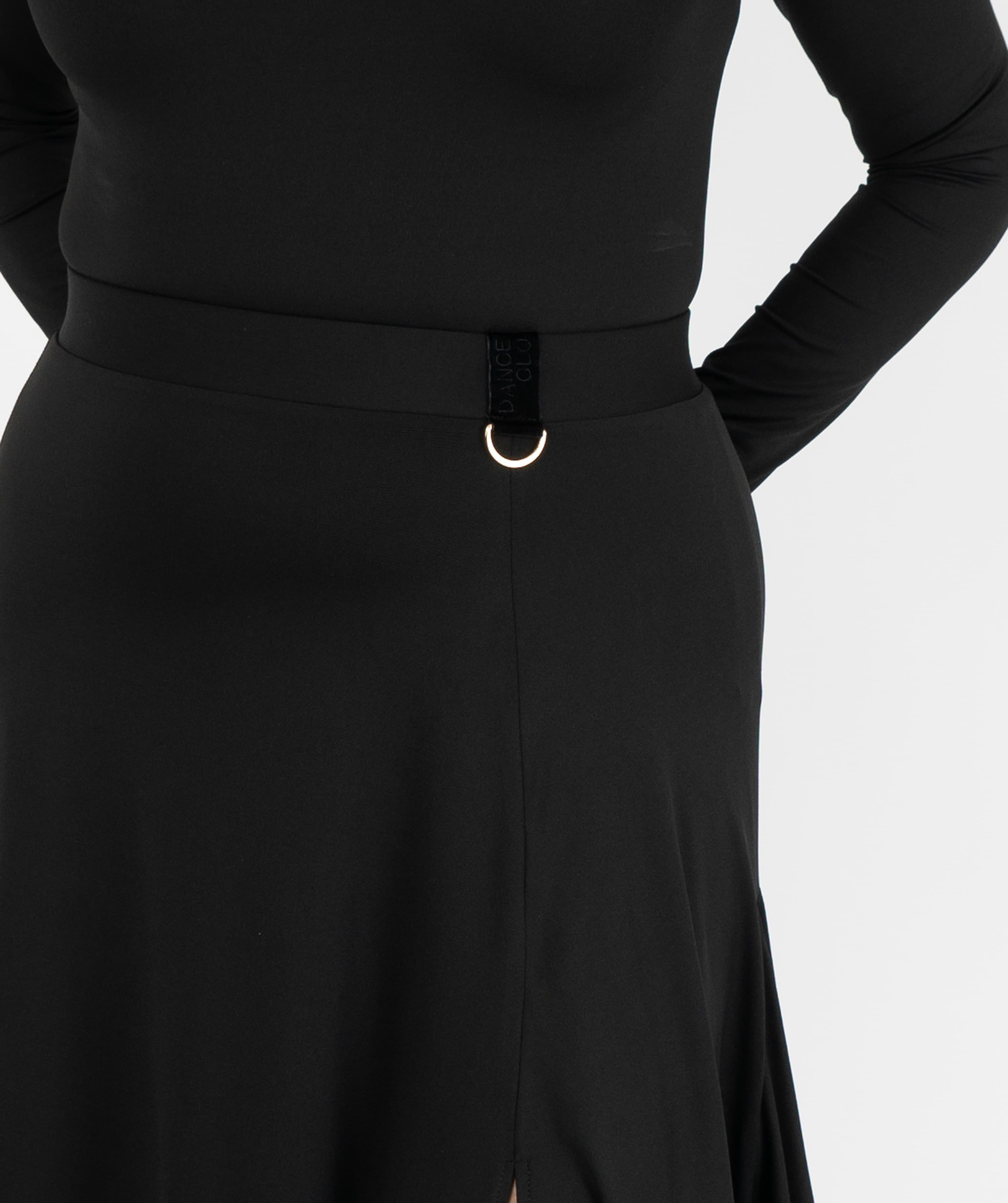 New Yorker Latin Skirt | A-Line Leg Slit Asymmetrical Skirt