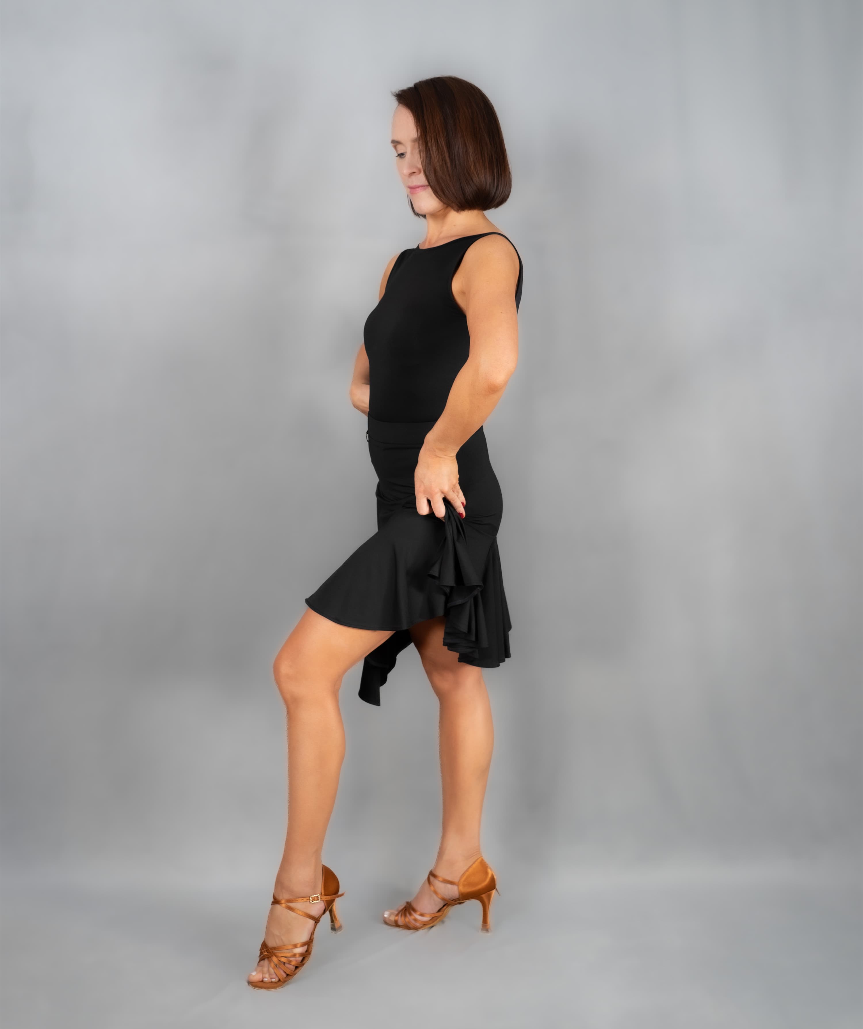 New Yorker | A-Line Asymmetrical Skirt with Front Side Slit
