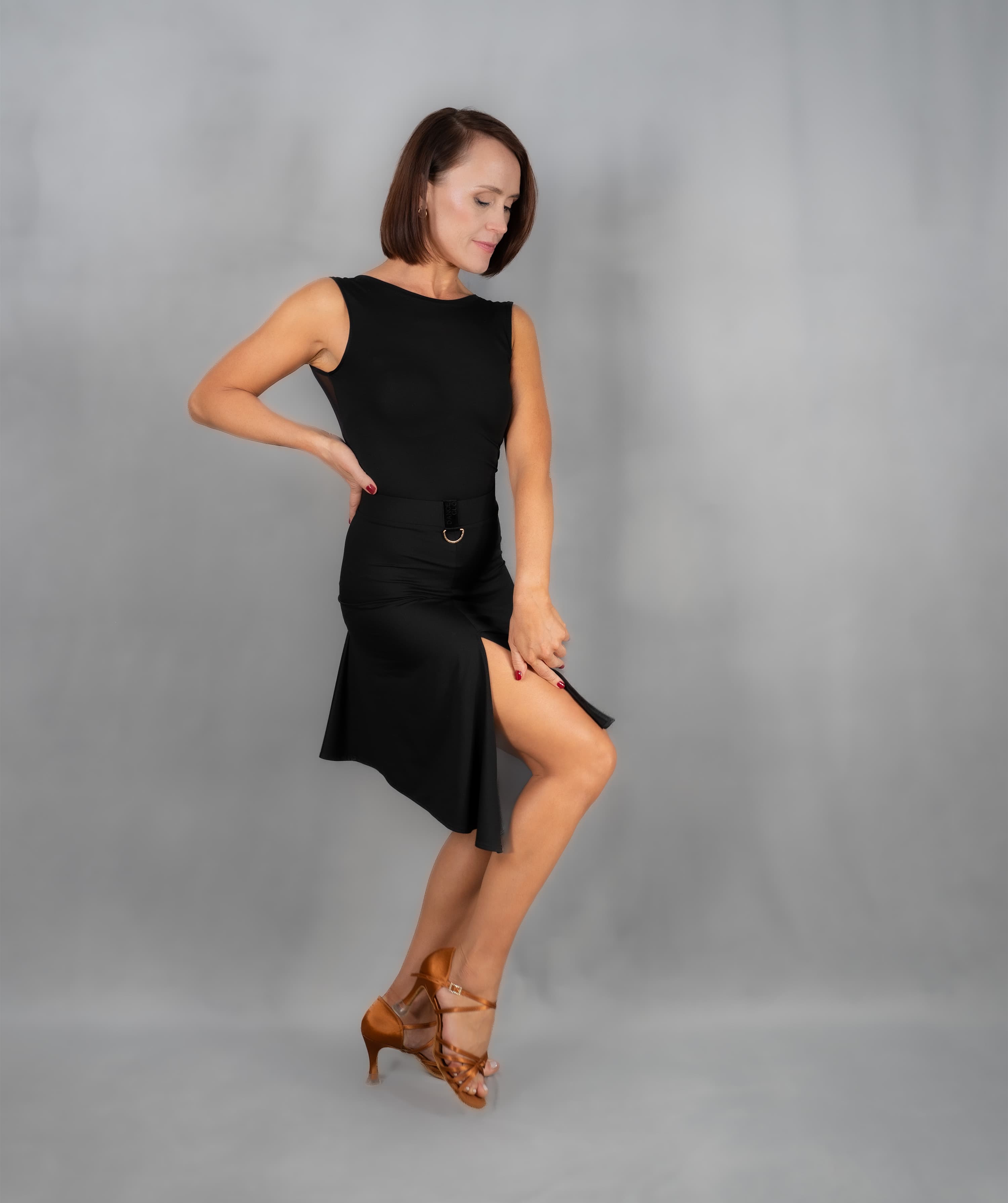 New Yorker | A-Line Asymmetrical Skirt with Front Side Slit