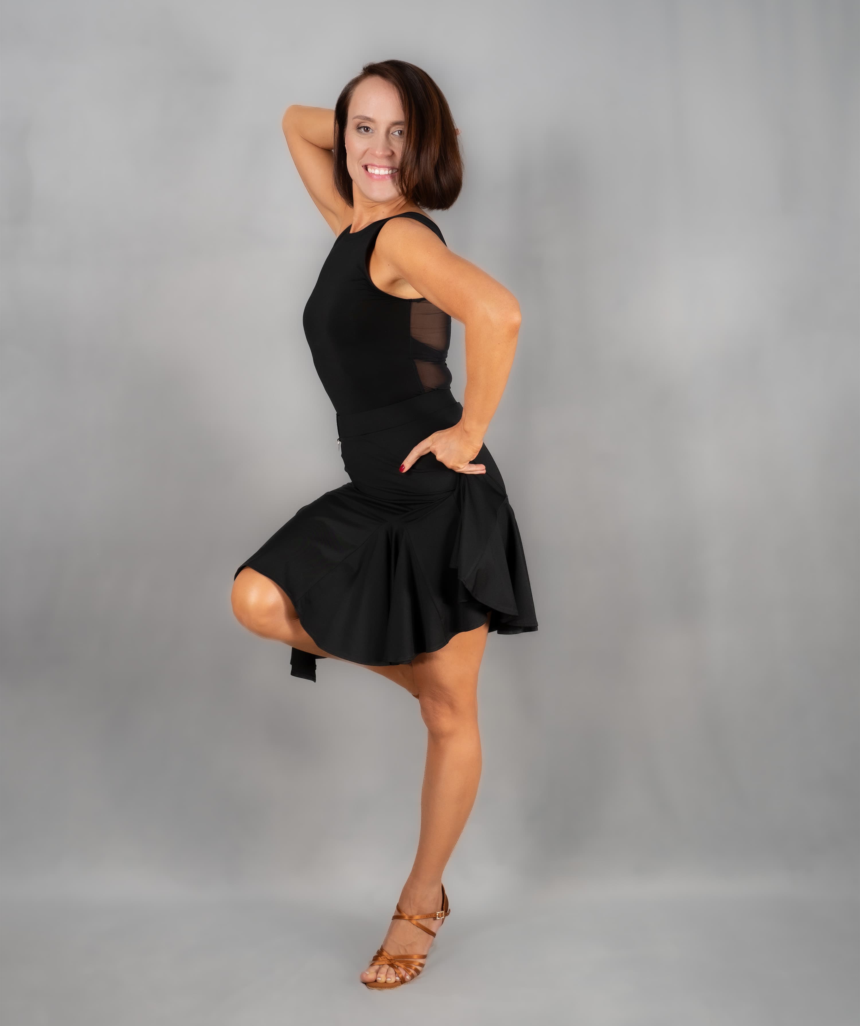 New Yorker | A-Line Asymmetrical Skirt with Front Side Slit