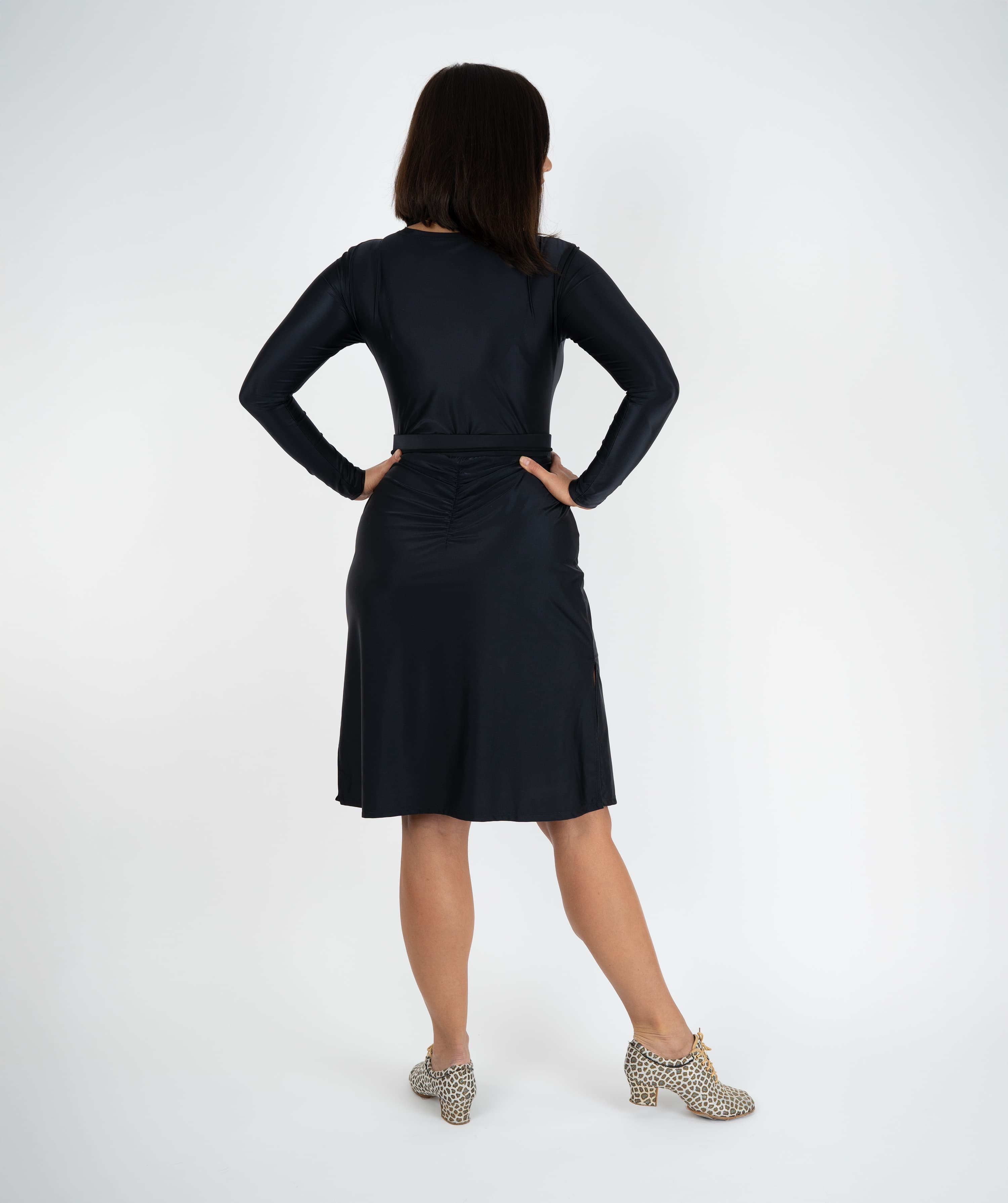 Whip Latin Skirt | Slip Skirt with Side Slits