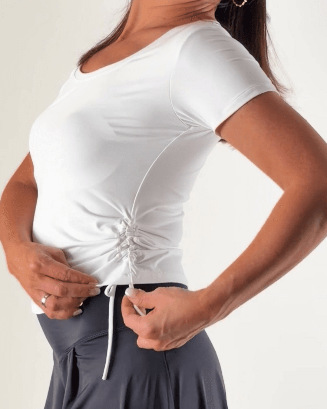 Customizable Basic Dance Top | Top with Side Adjustable Drawstring